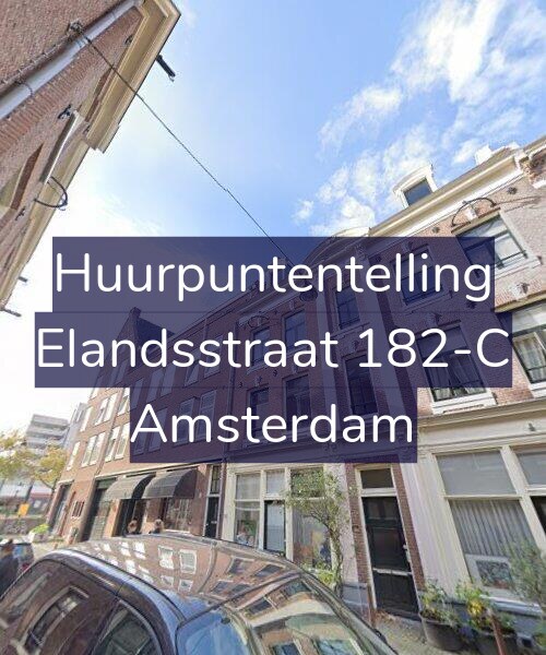 Foto gevel Huurpuntentelling voor Elandsstraat 182-C, Amsterdam
