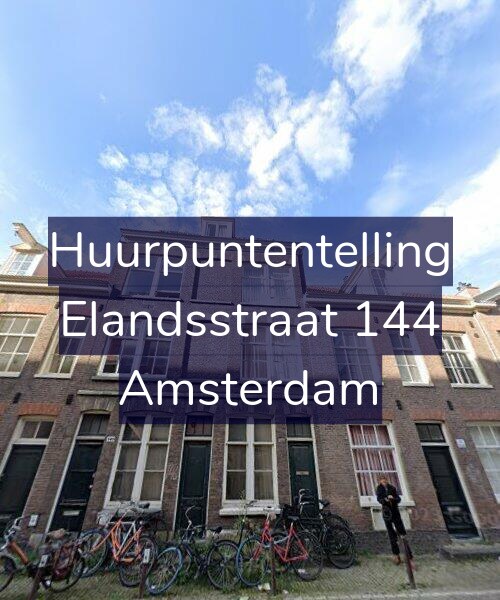 Foto gevel Huurpuntentelling voor Elandsstraat 144, Amsterdam