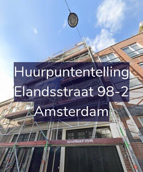 Foto gevel Huurpuntentelling voor Elandsstraat 98-2, Amsterdam