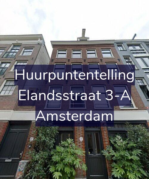 Foto gevel Huurpuntentelling voor Elandsstraat 3-A, Amsterdam