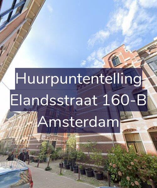 Foto gevel Huurpuntentelling voor Elandsstraat 160-B, Amsterdam