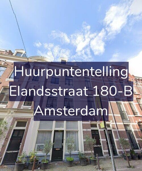 Foto gevel Huurpuntentelling voor Elandsstraat 180-B, Amsterdam