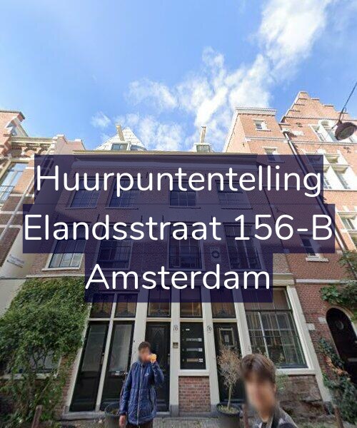 Foto gevel Huurpuntentelling voor Elandsstraat 156-B, Amsterdam