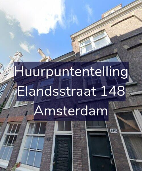 Foto gevel Huurpuntentelling voor Elandsstraat 148, Amsterdam