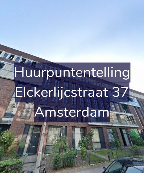 Foto gevel Huurpuntentelling voor Elckerlijcstraat 37, Amsterdam