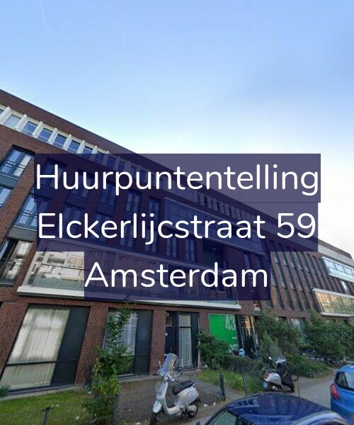 Foto gevel Huurpuntentelling voor Elckerlijcstraat 59, Amsterdam