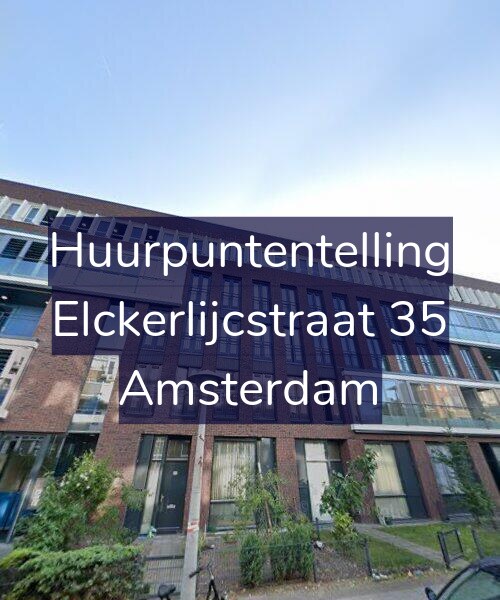 Foto gevel Huurpuntentelling voor Elckerlijcstraat 35, Amsterdam