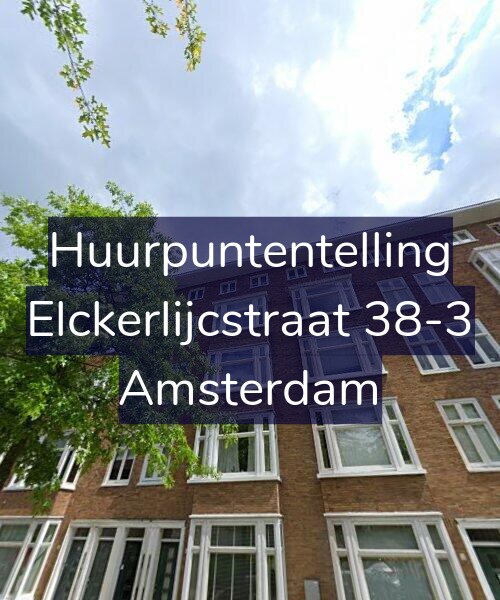 Foto gevel Huurpuntentelling voor Elckerlijcstraat 38-3, Amsterdam
