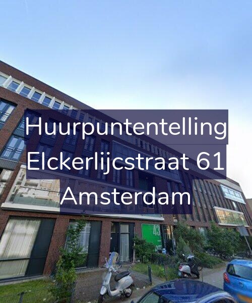 Foto gevel Huurpuntentelling voor Elckerlijcstraat 61, Amsterdam