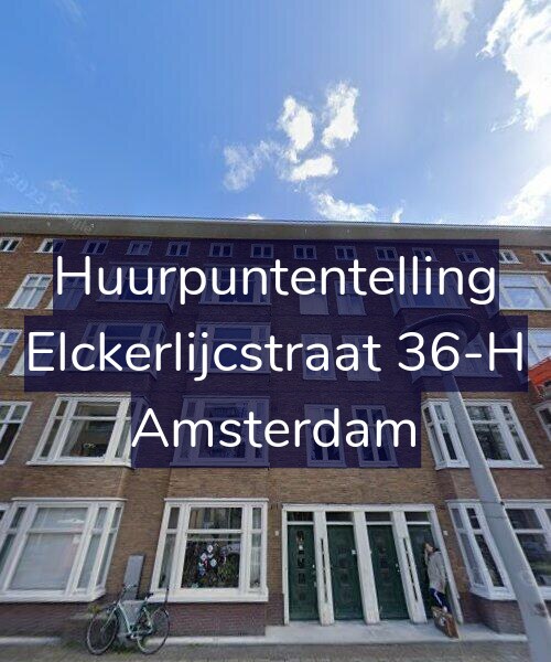 Foto gevel Huurpuntentelling voor Elckerlijcstraat 36-H, Amsterdam