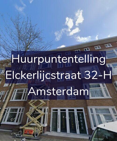 Foto gevel Huurpuntentelling voor Elckerlijcstraat 32-H, Amsterdam