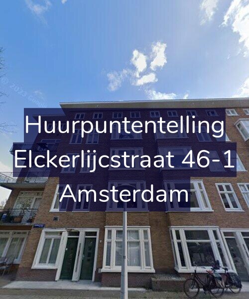 Foto gevel Huurpuntentelling voor Elckerlijcstraat 46-1, Amsterdam