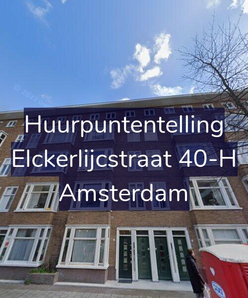 Foto gevel Huurpuntentelling voor Elckerlijcstraat 40-H, Amsterdam