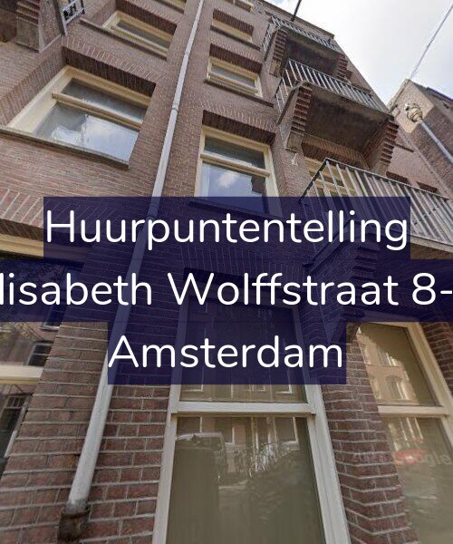 Foto gevel Huurpuntentelling voor Elisabeth Wolffstraat 8-1, Amsterdam