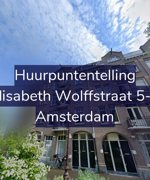 Foto gevel Huurpuntentelling voor Elisabeth Wolffstraat 5-1, Amsterdam