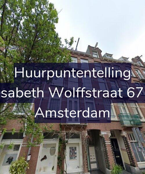 Foto gevel Huurpuntentelling voor Elisabeth Wolffstraat 67-C, Amsterdam