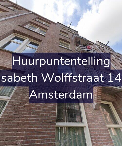 Foto gevel Huurpuntentelling voor Elisabeth Wolffstraat 14-2, Amsterdam