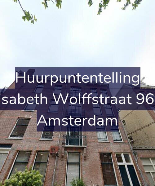 Foto gevel Huurpuntentelling voor Elisabeth Wolffstraat 96-2, Amsterdam