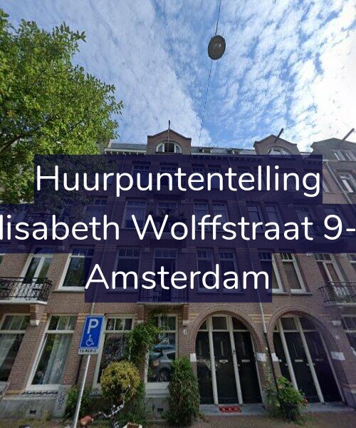 Foto gevel Huurpuntentelling voor Elisabeth Wolffstraat 9-3, Amsterdam