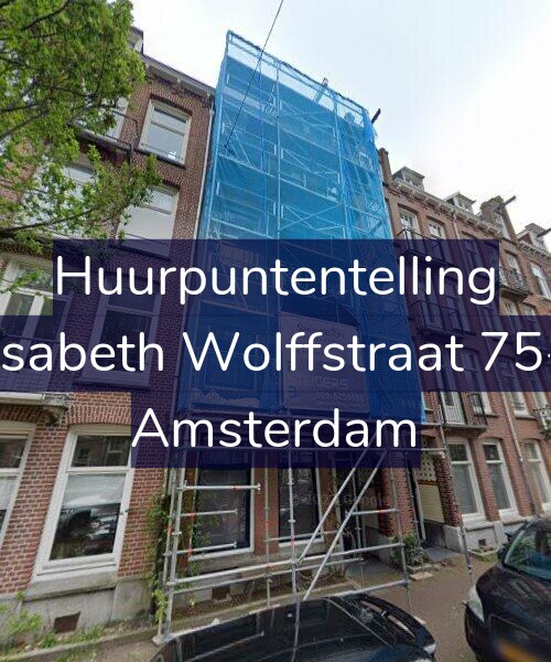 Foto gevel Huurpuntentelling voor Elisabeth Wolffstraat 75-H, Amsterdam