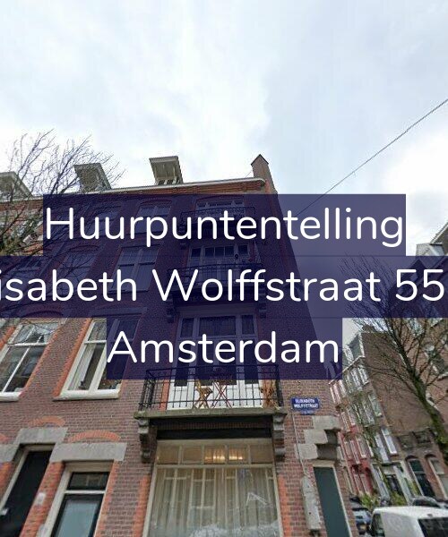 Foto gevel Huurpuntentelling voor Elisabeth Wolffstraat 55-2, Amsterdam