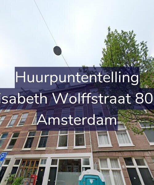 Foto gevel Huurpuntentelling voor Elisabeth Wolffstraat 80-3, Amsterdam