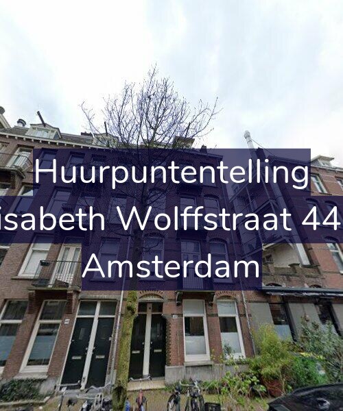 Foto gevel Huurpuntentelling voor Elisabeth Wolffstraat 44-2, Amsterdam