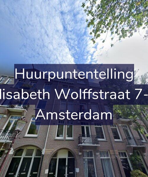 Foto gevel Huurpuntentelling voor Elisabeth Wolffstraat 7-2, Amsterdam