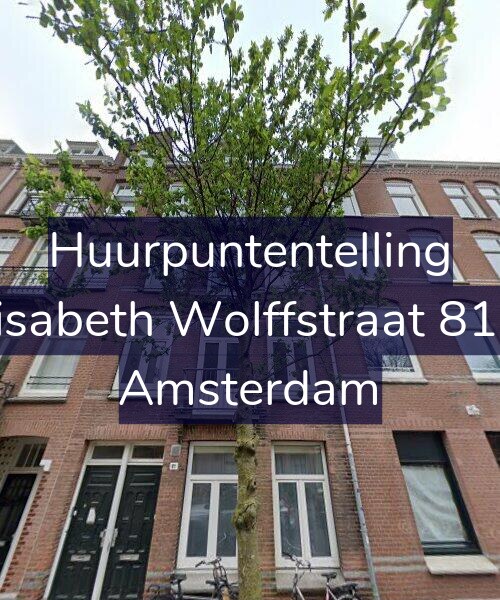 Foto gevel Huurpuntentelling voor Elisabeth Wolffstraat 81-1, Amsterdam
