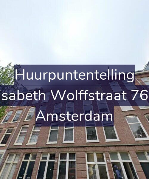Foto gevel Huurpuntentelling voor Elisabeth Wolffstraat 76-2, Amsterdam