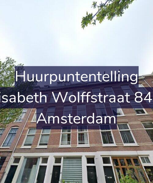Foto gevel Huurpuntentelling voor Elisabeth Wolffstraat 84-3, Amsterdam