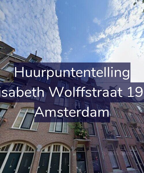 Foto gevel Huurpuntentelling voor Elisabeth Wolffstraat 19-3, Amsterdam