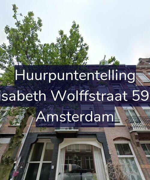 Foto gevel Huurpuntentelling voor Elisabeth Wolffstraat 59-2, Amsterdam