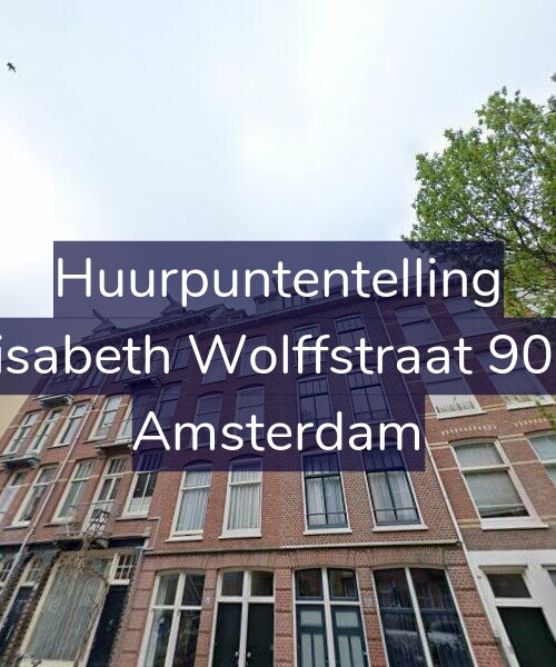 Foto gevel Huurpuntentelling voor Elisabeth Wolffstraat 90-2, Amsterdam