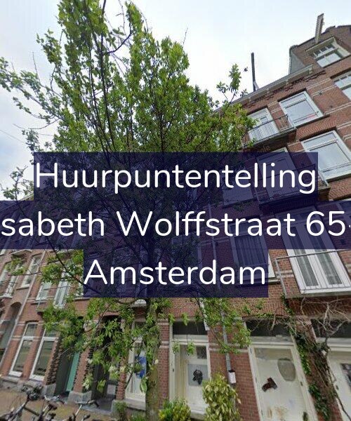 Foto gevel Huurpuntentelling voor Elisabeth Wolffstraat 65-D, Amsterdam
