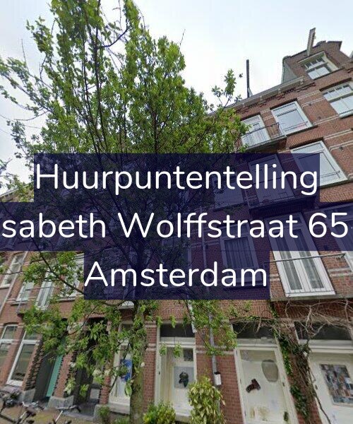 Foto gevel Huurpuntentelling voor Elisabeth Wolffstraat 65-A, Amsterdam