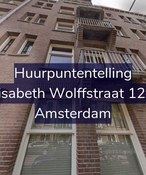 Foto gevel Huurpuntentelling voor Elisabeth Wolffstraat 12-1, Amsterdam