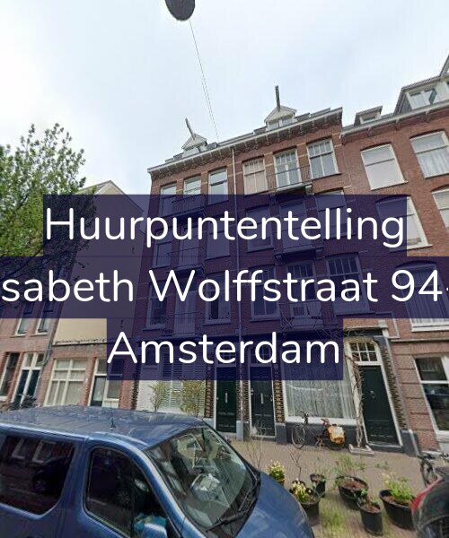 Foto gevel Huurpuntentelling voor Elisabeth Wolffstraat 94-H, Amsterdam