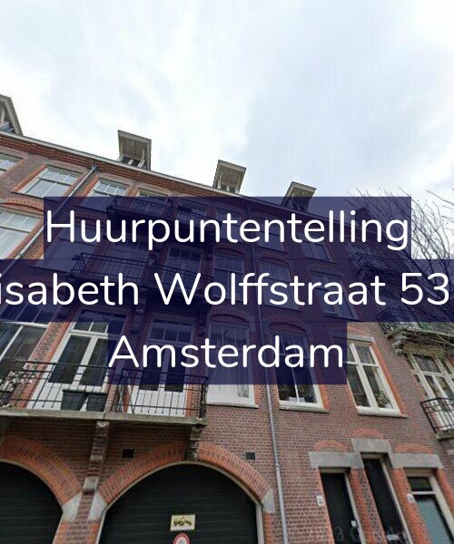 Foto gevel Huurpuntentelling voor Elisabeth Wolffstraat 53-3, Amsterdam