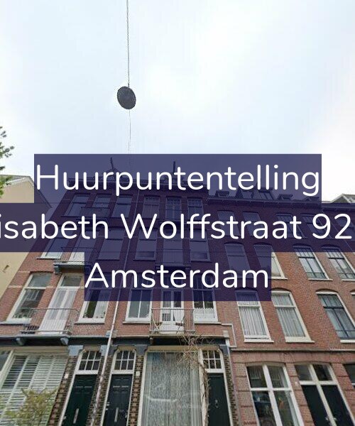 Foto gevel Huurpuntentelling voor Elisabeth Wolffstraat 92-2, Amsterdam
