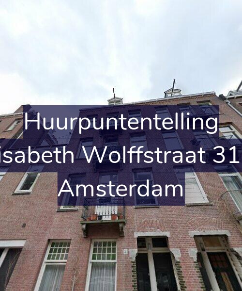 Foto gevel Huurpuntentelling voor Elisabeth Wolffstraat 31-2, Amsterdam