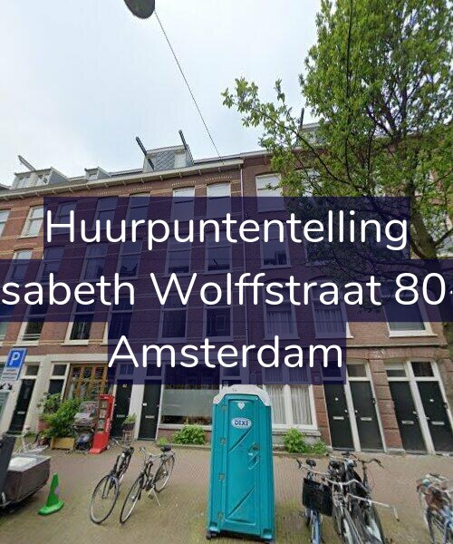Foto gevel Huurpuntentelling voor Elisabeth Wolffstraat 80-H, Amsterdam