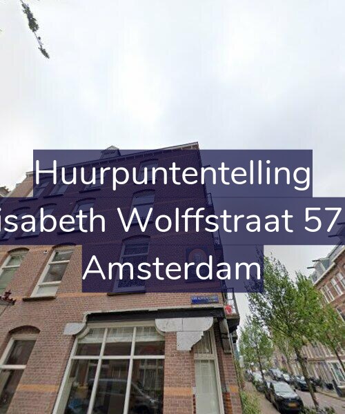 Foto gevel Huurpuntentelling voor Elisabeth Wolffstraat 57-3, Amsterdam
