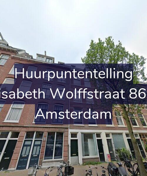 Foto gevel Huurpuntentelling voor Elisabeth Wolffstraat 86-1, Amsterdam