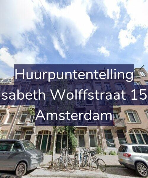 Foto gevel Huurpuntentelling voor Elisabeth Wolffstraat 15-1, Amsterdam