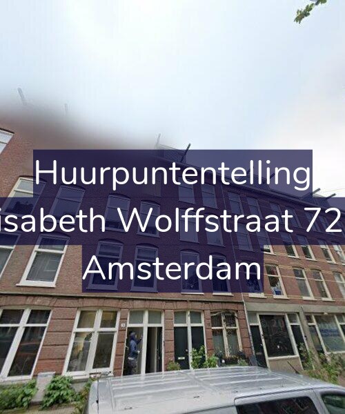 Foto gevel Huurpuntentelling voor Elisabeth Wolffstraat 72-1, Amsterdam