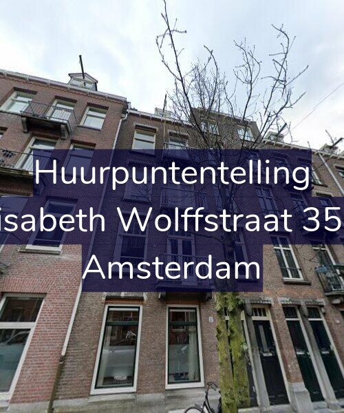 Foto gevel Huurpuntentelling voor Elisabeth Wolffstraat 35-1, Amsterdam