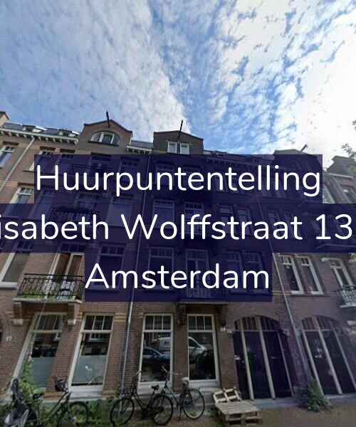 Foto gevel Huurpuntentelling voor Elisabeth Wolffstraat 13-1, Amsterdam