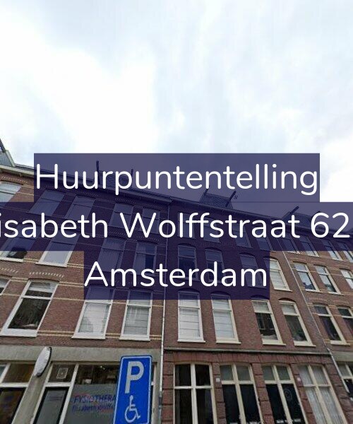 Foto gevel Huurpuntentelling voor Elisabeth Wolffstraat 62-3, Amsterdam