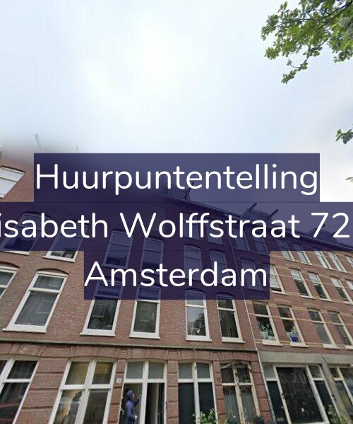 Foto gevel Huurpuntentelling voor Elisabeth Wolffstraat 72-3, Amsterdam
